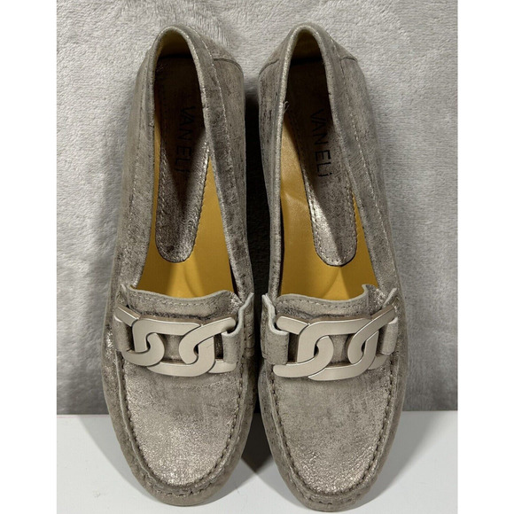 Vaneli Aiker Women 6 Driving Italian style High-end Loafers Academia Preppy - Picture 5 of 8